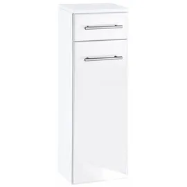 WELLTIME Unterschrank »Venedig« Badmöbel in Breite 25 cm weiß