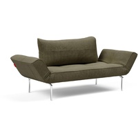 INNOVATION LIVING Schlafsofa Zeal Straw Cord Pine Green