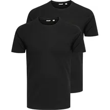 Only & Sons ONSBASIC SLIM O-NECK schwarz XS