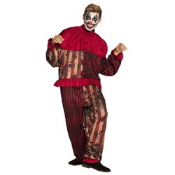 Boland Kostüm Horrorfilm Clown, Einfache Basics für furchterregende Clowns rot L