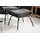 KAWOLA Ohrensessel LOTTE Polyester 79 x 117 x 80 cm Grau mit Hocker
