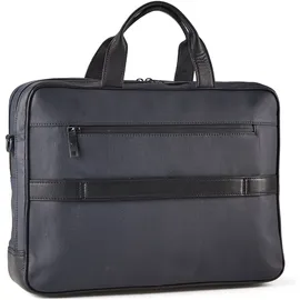 Harbour 2nd City Lights Aktentasche Leder 40.5 cm Laptopfach blau