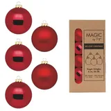 INGE-GLAS Weihnachtsbaumkugeln-Inge Glas-ochsenblut-4cm-36 Stück