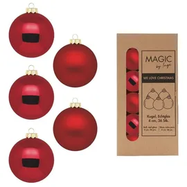 INGE-GLAS Weihnachtsbaumkugeln-Inge Glas-ochsenblut-4cm-36 Stück