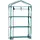 Gardiun Gewächshaus PVC/Stahl Gardiun Leaf I 3 Regalböden, 69 x 49 x 130 cm, grün mit Tür mit Reißverschluss