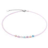 Coeur de Lion 4357/10-1519 Damen-Halskette Joyful Colours Rosa-Multicolor