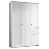 WIMEX Drehtürenschrank »Chalet« in Landhausoptik weiß