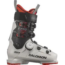 Salomon S/Pro Supra BOA 120 Herren Skischuhe Grau/Rot/Schwarz 30