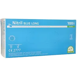 Medi-Inn® 100 "Medi-Inn®" Handschuhe Nitril puderfrei "Long" blau Größe L