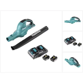Makita DUB 361 PT inkl. 2 x 5,0 Ah + Ladegerät
