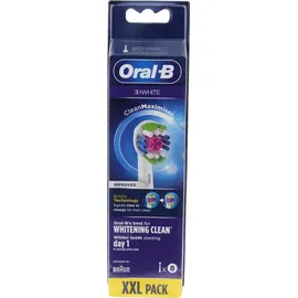 Oral-B 3D White Aufsteckbürsten Cleanmaximiser Technologie 8 St.