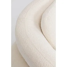 Kare DESIGN Sofa Peppo 86158 Stoff Weiß