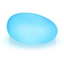 smartwares LED Solarleuchte Stein OSL-50016 weiß Ø 40 cm RGBW