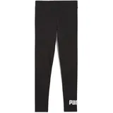 Puma Ess No1 Logo Leggings Black 11-12 Jahre