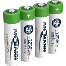 Ansmann NiMH Akku Mignon AA 2100 mAh 4 St.
