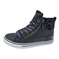 MUSTANG Damen High-Top Sneaker schwarz,