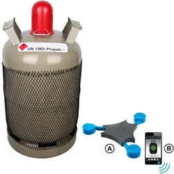 GOK Füllstandsanzeiger Senso4s BASIC + 11kg Propangasflasche (leer)