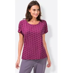 feel good Kurzarmshirt »Shirts«, (2 tlg.) feel good beere + beere-gepunktet 40/42