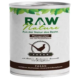 RAW Nature Nassfutter Fasan Pur mit Möhren, - Amaranth, getreidefrei 1x800 g Futter