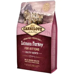 CARNILOVE Kitten Salmon & Turkey Katzentrockenfutter 2 Kilogramm