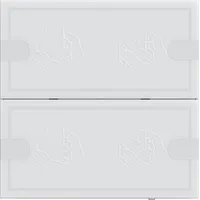 Gira KNX Tastsensor 4 Komfort 2f TS4 ws 5002003