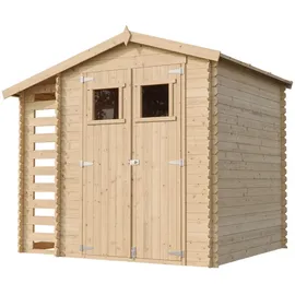 TIMBELA Gartenhaus 3,53 x 2,06 m Natur