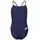 Arena TEAM Badeanzug Mädchen CHALLENGE Einfarbig - Navy-white - 152