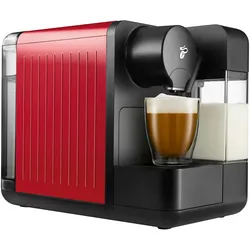 Tchibo Cafissimo `milk` Kapselmaschine für Kaffee, Espresso, Caffè Crema, Rot