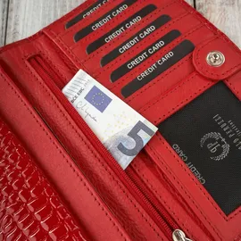 PAOLO PERUZZI Geldbörse Damen rot