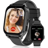Smartwatch Kinder, 4G Kinder Smartwatch mit GPS mit SIM, Telefon Uhr für Kinder - Schrittzähler, SOS-Funktion, Schulmodus, Wecker, Kamera, 7 Spiele Kinderuhr Geschenke mit für Jungen Mädchen Teenager