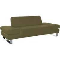 2-Sitzer W.SCHILLIG "taboo" Sofas Gr. B/H/T: 202cm x 76cm x 91cm, Longlife Xtra-Leder Z69, mit Armlehnenverstellung, grün (camouflage z69) mit Normaltiefe, inklusive Armlehnenverstellung