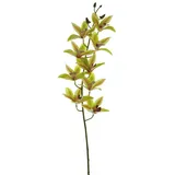 Kunstorchidee Dekozweig Cymbidium Orchidee YAMEI, grün-pink, 80 cm Orchidee (Orchidee cymbidium), artplants grün