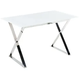 Beliani Attica 120 x 75 x 70 cm weiß/silber