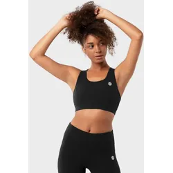 Damen Fitness Sport-BH Fuel SIROKO Schwarz SCHWARZ XS