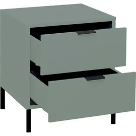 Mäusbacher "Bonnie TOPSELLER", grün (pine grün matt), B:51cm H:60cm T:45cm, Holzwerkstoff, Sideboards, Kommode, Kommode mit Quadratgestelle