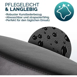 CASARIA Rollhocker schwarz