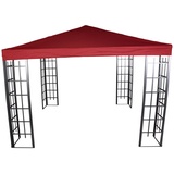 Lesli Living Pavillon-Ersatzdach Pavillondach Ersatzdach für Pavillon-Gestell wasserabweisend 3x3m rot