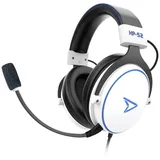 Pixminds HP-52 Gaming Over Ear Headset kabelgebunden Stereo Weiß Lautstärkeregelung