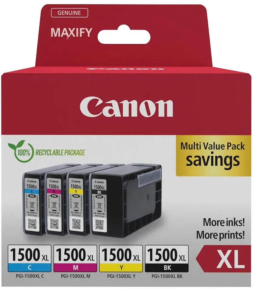 Canon PGI-1500XL BK/C/M/Y MULTI Druckertinte