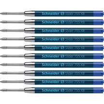 Schneider Slider 755 Kugelschreiberminen XB blau, 10 St.
