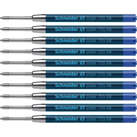 Schneider Slider 755 Kugelschreiberminen XB blau, 10 St.