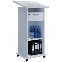 VCM Stehpult »Meeta«, BxHxL: 50 x 108,3 x 60 cm - weiss