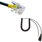 GEQUDIO RJ-Kabel einzeln für GX3+ GX5+ kompatibel mit Mitel, Aastra, GEQUDIO, Poly/Polycom und Gigaset-RJ Telefon