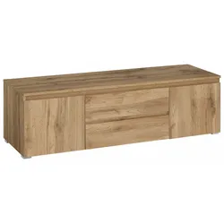 Kommode PAROLI "Joker", braun (wotaneiche, wotaneiche), B:141cm H:42cm T:44,5cm, Sideboards, Breite 141 cm