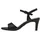 TAMARIS Damen 1-28008-42 Sandalette Mit Absatz, Black Matt, 39