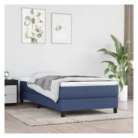 vidaXL Boxspringbettgestell 90 x 200 cm Blau