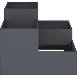 vidaXL Hochbeet 80 x 80 x 60 cm Anthrazit