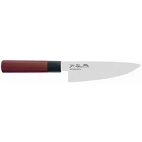 KAI Seki Magoroku Red Wood Kochmesser 15 cm rot/weiß/roségold