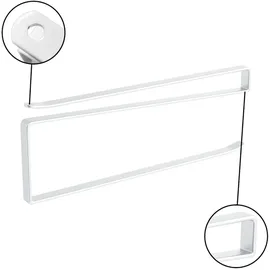 Intirilife 2x Papierrollenhalterung in Weiß - Z-Form, in Gr.: onesize