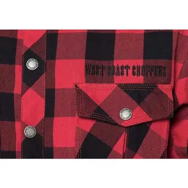 West Coast Choppers Langarmhemd Rot / Schwarz M